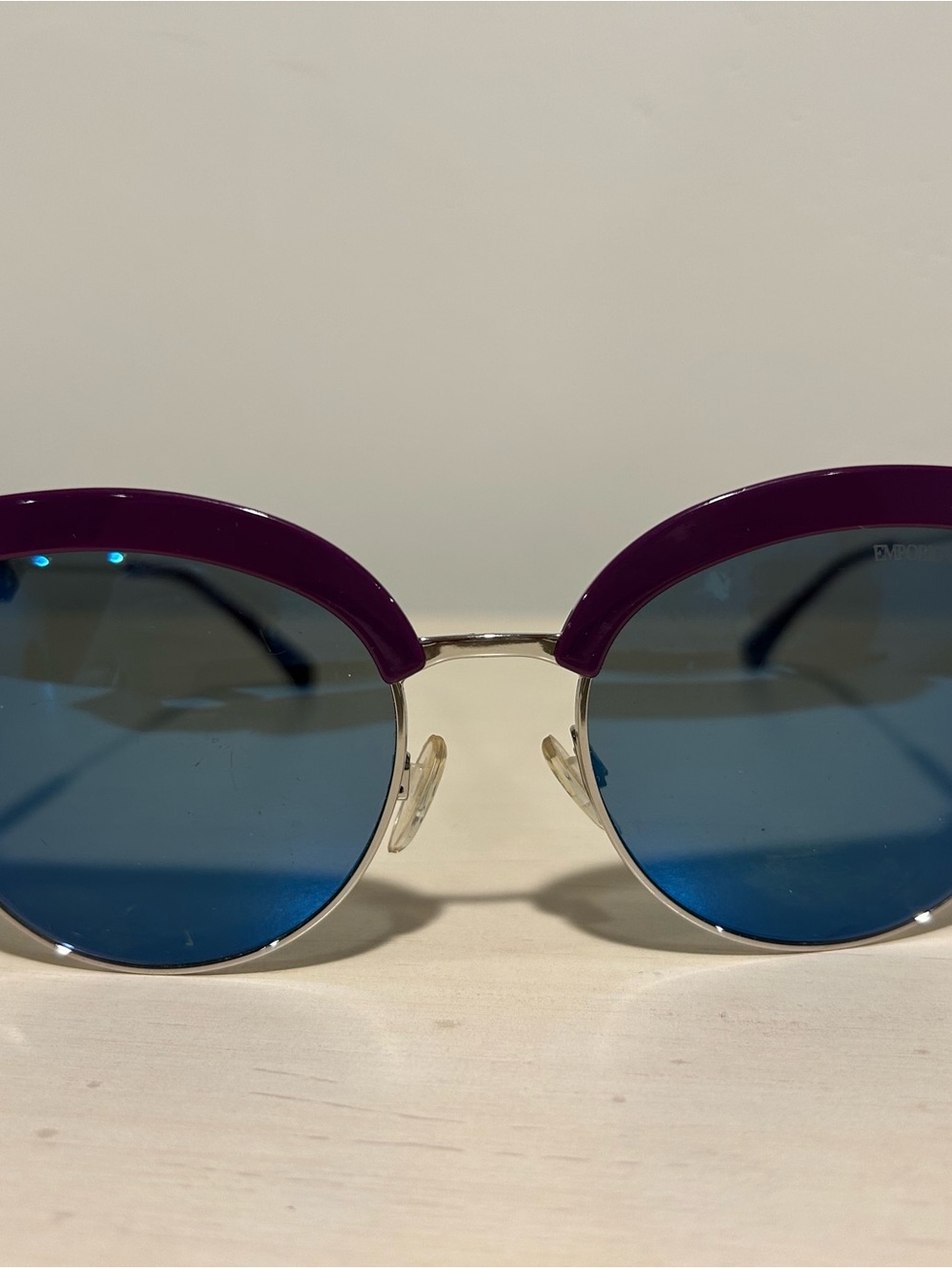 Emporio ARMANI Womens Sunglasses EA4102 5610/55 54mm Purple Silver 8 T85